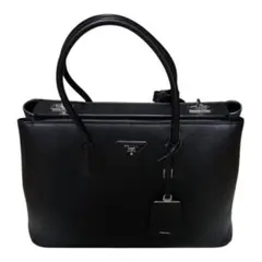 PRADA レザー　トートバッグ　ブラック