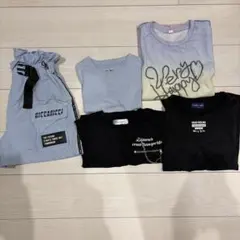 Tシャツセット グラデーションデザイン 5枚