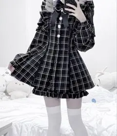 CATCOCOONクラシカルドール 長袖 セットアップ 黒チェック - メルカリ