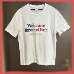 ZARA メンズ 半袖Tシャツ ホワイト ロゴ刺繍のサムネイル