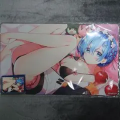 α3 リゼロ はい、今日のパチスロ代です！ レム プレイマット&スリーブ