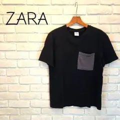 ZARA　ポケット付きTシャツ メンズ Mのサムネイル