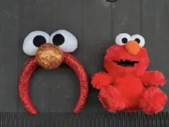 USJ エルモ カチューシャ ぬいぐるみ セット