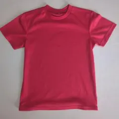 Tシャツ 赤色無地（サイズ150cm）