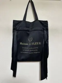 ダブルリボンギャザートート/ EMチェーンスカーフ付きフリルワンピース