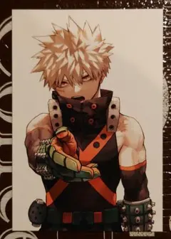 僕のヒーローアカデミア ヒロアカ 42巻 特典ポストカード 爆豪勝己