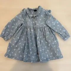 babygap90cm ワンピース　デニム