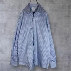 【希少・USA製】ブルックスブラザーズ ストライプシャツ 16.5-35（XL）