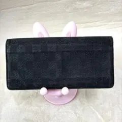 伝統工芸品　印傳屋　長財布　漆　ブラック　鹿皮のサムネイル