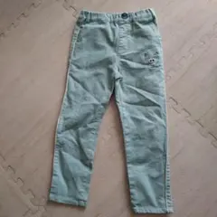 美品　水色の長ズボン スラップスリップ　120