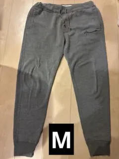 アバクロ　裏起毛　スウェットパンツ　グレー M