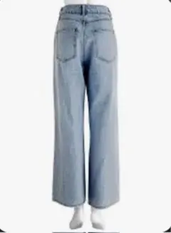 フリージア ハイウエストワイドデニムパンツ