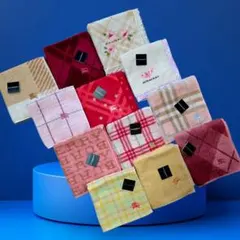 新品未使用 BURBERRY タオルハンカチ12枚●バラ売りX●値下げ不可