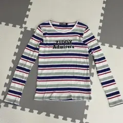 ZIDDY 長袖Tシャツ ボーダー 150センチのサムネイル