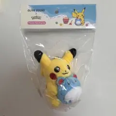 韓国 オリーブヤング ポケモン 30周年 ピカチュウ マリル ぬいぐるみ