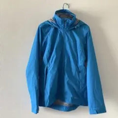 adidas レインジャケット レディース　青　Lサイズ