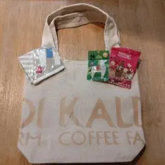 KALDI 福袋トートバッグ もへじエコバッグ 福飴 グミ 4点セット