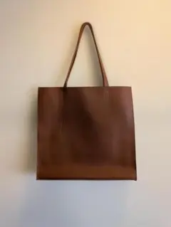 レザートートバッグ　ブラウン