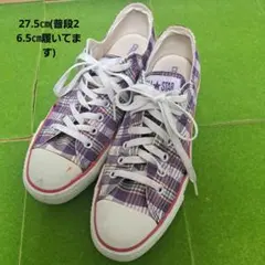 CONVERSE　ALL STAR チェック柄スニーカー