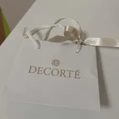 DECORTÉ リボン付きショップ袋 小型 ホワイト