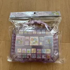 新品未開封 すみっコぐらし スタンプセット(L)　26柄　インク赤＆青
