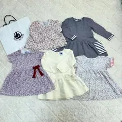 プチバトー　12m74cm ワンピース　トップス　まとめ売り