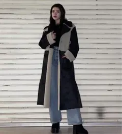 EMODA リバーシブルフェイクムートンコート