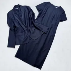 XL相当✨セオリーリュクス EXECUTIVE ワンピースセットアップ 紺 42