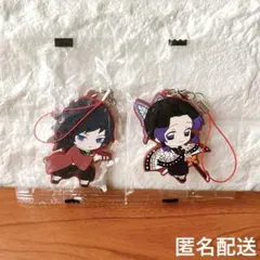 冨岡義勇 胡蝶しのぶ 鬼滅の刃 ラバーマスコット ラバーストラップ セット