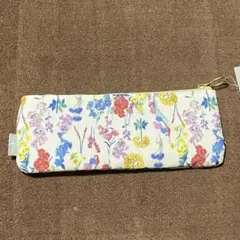 【新品】花柄ペンケース　筆箱　布製
