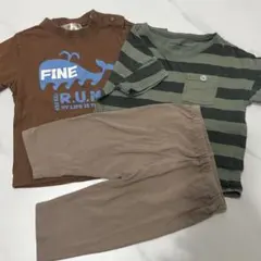 半袖Tシャツ2枚　ズボン1枚　まとめ90cm 男の子のサムネイル