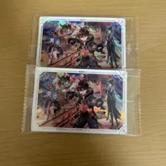 原神 シール ウエハース 未開封 閑雲 嘉明 申鶴 甘雨 2枚セット