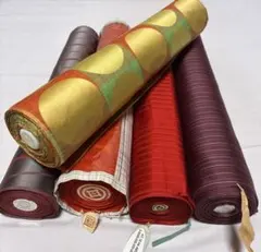 か*ゆ様 ま-695 道行コート　反物　まとめ売り　5本