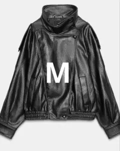 フェイクレザージャケット　M