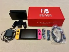 美品 Nintendo Switch 本体 箱付 付属品全て有