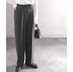 Classical Elf クラシカルエルフ ハイウエストタックフレアパンツ