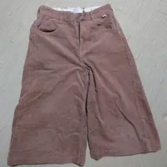 coen アイボリー コーデュロイハーフパンツ M