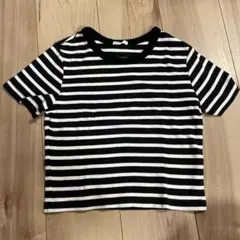 GUレディース　ボーダーTシャツS