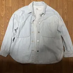 ZARA ライトブルーデニムジャケット M