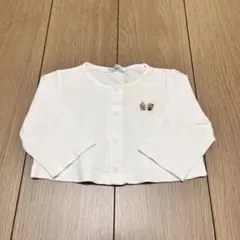 familiar ベビー カーディガン ホワイト