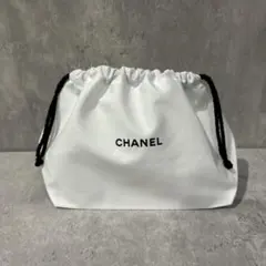 CHANEL ホワイト 巾着ポーチノベルティ新品未使用品
