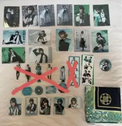 ミュージカル刀剣乱舞 刀ミュ 松井江 グッズセット 缶バッジ ブロマイド トレカ