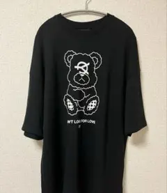 OY 半袖 Tシャツ ブラック くまのサムネイル