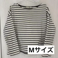 chocol raffine robe M 七分袖ストライプTシャツ