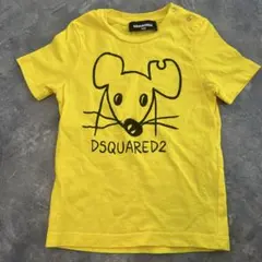 DSQUARED2 ディースクエアード　 イエロー Tシャツ 36M 96センチ
