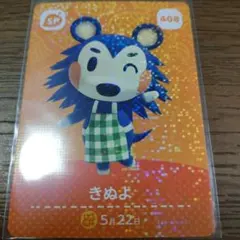 あつまれどうぶつの森　amiiboカード　きぬよ