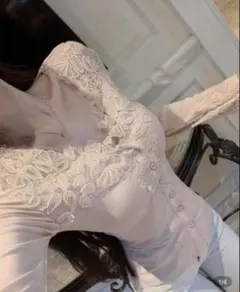 SHEIN ピンク フロントボタン 長袖シャツ