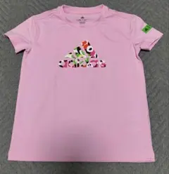 【お値下げ】アディダス　マリメッコ　コラボ Tシャツ ピンク