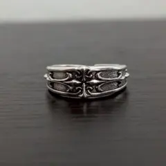 ◆R105 シルバーリング ヴィンテージ y2k アメカジ クロス メキシカン