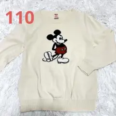 ユニクロ　ディズニー　キャラクター　セーター　白　110
